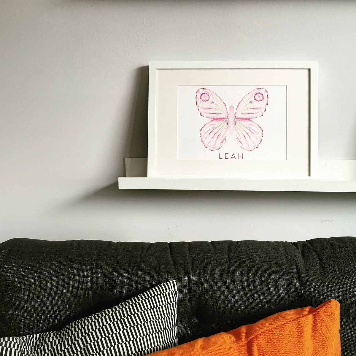 This beautiful personalised butterfly print was recently posted out! The perfect Christening present for a special little girl! #personalisedgift #personalisedprints #pinkbutterfly #butterflyprint #christeninggift #carolinerolesdesign #carolinesdesigns #LUKH  @shophandmadeuk