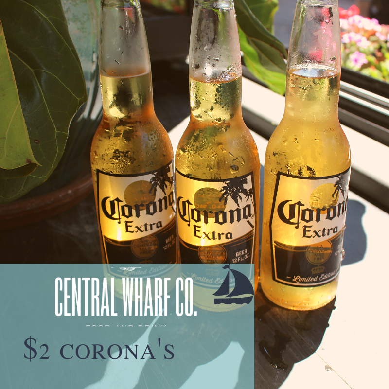 Come join us all summer long, and enjoy our refreshing $2 Corona's! 🍻⚓☀️