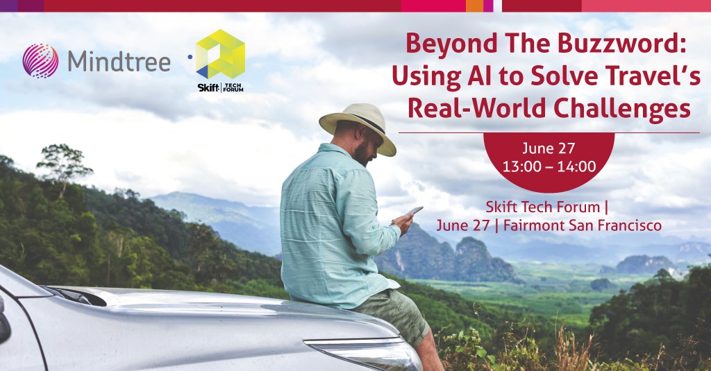 Rsikarenk's tweet photo. We are speaking at @skift Tech Forum 1-2pm, June 27, San Francisco on “Using AI to solve travel’s real world challenges”. Book your spot to meet our #Travel experts. Click here: https://t.co/xn2JG63oMu #SkiftTechForum #AI #Blockchain #Customer360 #machinelearning https://t.co/iUPTqJ7lii