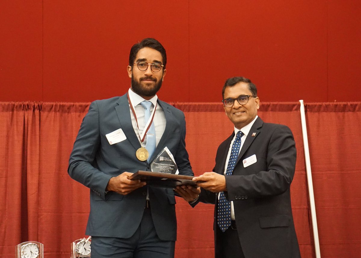 reddi_lakshmi's tweet image. Last month Enrique Asmar was awarded the Spring 2019 Outstanding Graduate award for the Department of Civil Engineering. On Friday, he was named to the 2019 @Google Cloud Academic All-American At-Large team as selected by @CoSIDAnews. Congratulations, Enrique! #NMSUengineering