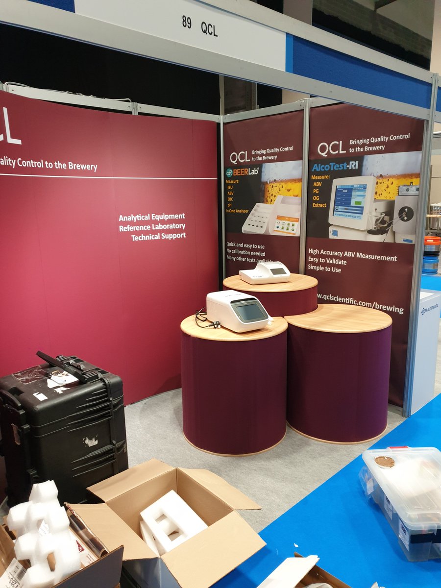 qclscientific's tweet photo. Setting up for @BevExpo tomorrow #cdrbeerlab #invisiblesentinel https://t.co/CSVW3IP1ed