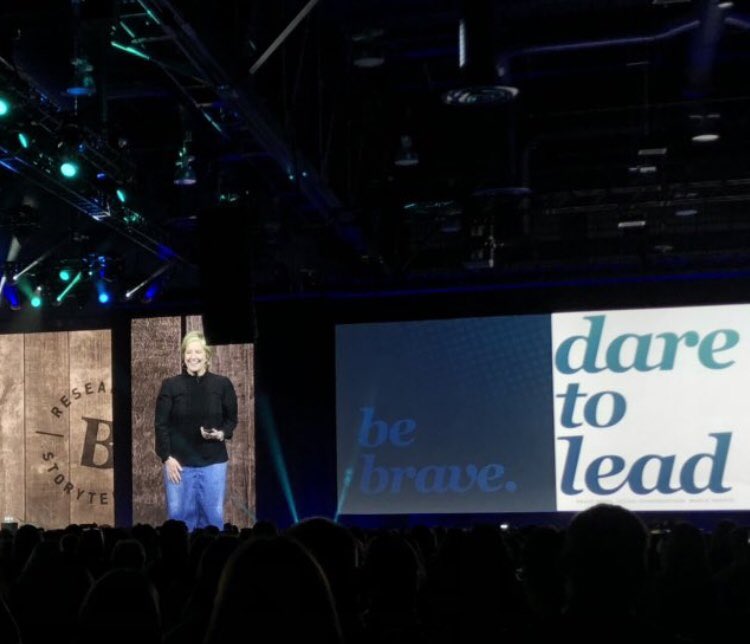 FargoRayo's tweet photo. “It’s not fear that gets in the way of courageous leadership - it’s armor.” -Brene Brown #SHRM2019 #brenebrown https://t.co/9ZD6Lkrbcg