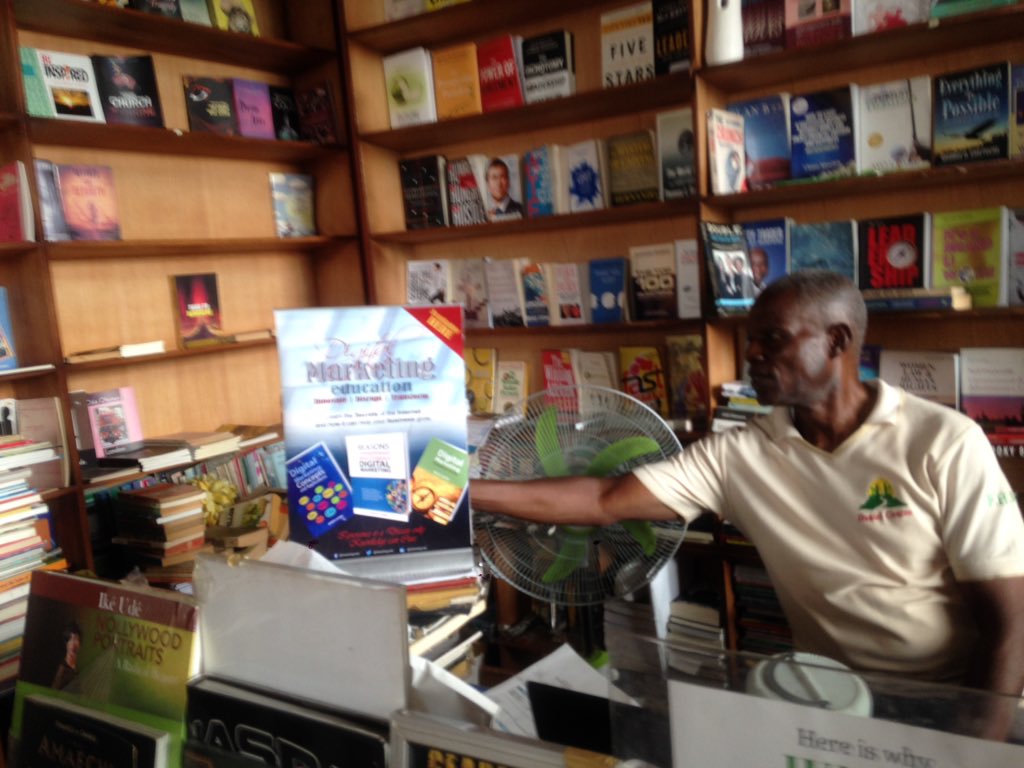 marchoyinki's tweet photo. The Ikeja Shopping Mall at Alausa has joined several other retail merchant stores  in Lagos that sells my book - Reasons Entrepreneurs Must Embrace Digital Marketing. Glendora is one of the popular bookstores not only in the Ikeja Mall, but in the whole of Ikeja. https://t.co/F3mq05JA1F