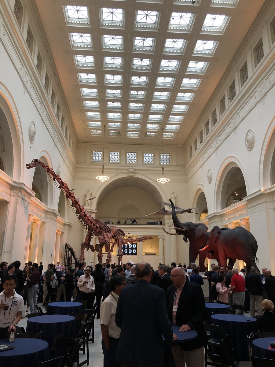 Great opening reception of #NAM26 at the Field Museum. Looking forward to seeing colleagues, friends and great catalysis science. @NAMcat26