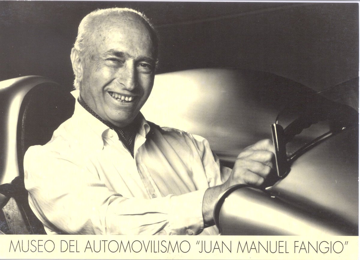 'Hay que intentar ser el mejor, pero nunca creerse el mejor”, #JuanManuelFangio 1911 - 1995