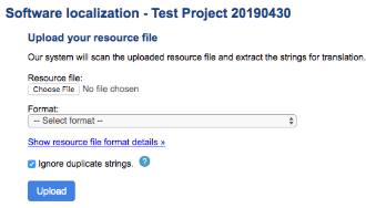 icanlocalize's tweet photo. We now support the Automatic detection of file formats for #Software projects!

To create a Software localization project, log in to your #ICanLocalize account, click the "Start a new project" button and select "iPhone, Android, PO/POT and other resource files". https://t.co/EZHwMcZwPR