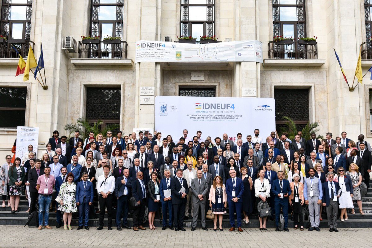 AUF_EuropeCO's tweet photo. ✅ #IDNEUF4 à Bucarest : 
Quatre jours de rencontres pour poursuivre le déploiement du #numérique dans l’espace universitaire #francophone

👉🏻 https://t.co/u87a14slyV https://t.co/ROoL2ze8BF
