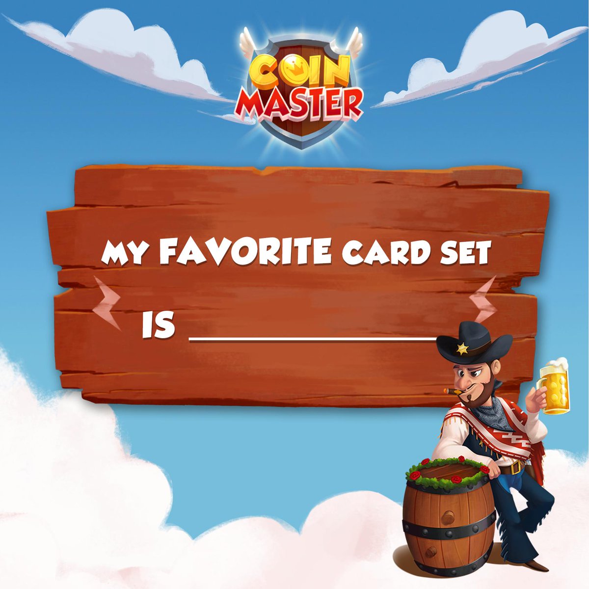 CoinMasterGame's tweet photo. Viking Friends, ⚒
What's your absolute FAVORITE card set?! 😍
#CoinMaster https://t.co/t7PCFQBAPg