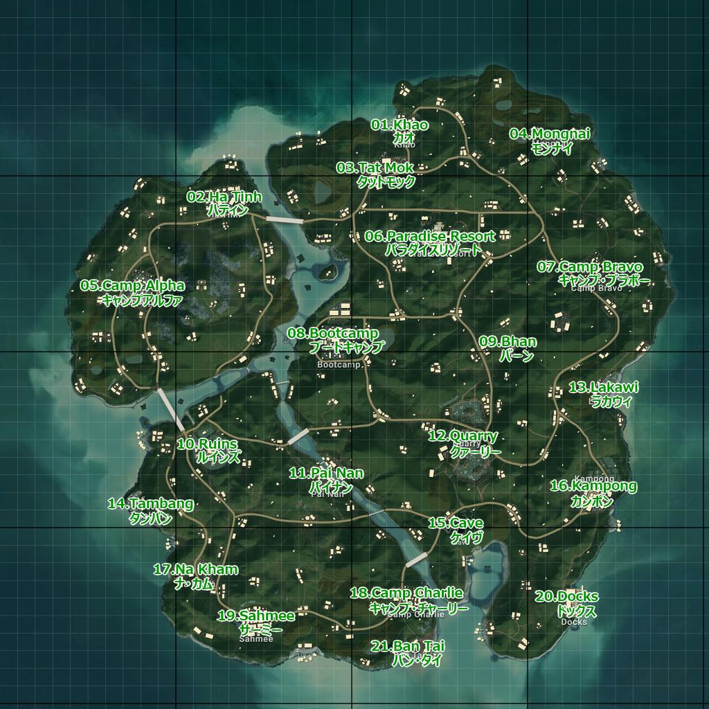 Taktk 月 木曜日に今日のアイス投稿中 Twitterissa マップ毎の名称一覧作った Pubg Taktk 月 木曜日に今日のアイス投稿中 Twitterissa マップ毎の名称一覧作った Pubg