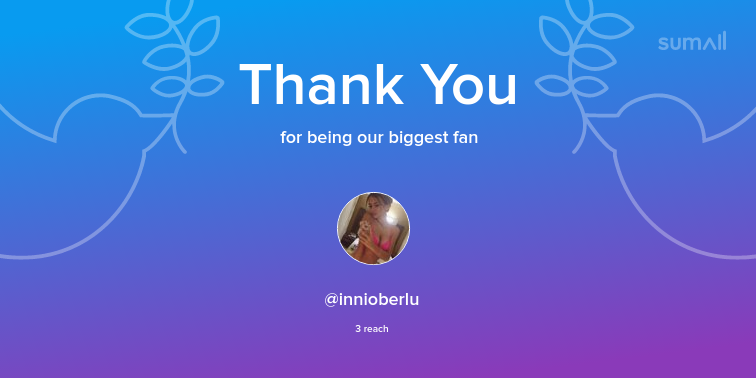 Crypto_Tech's tweet image. Our biggest fans this week: innioberlu. Thank you! via sumall.com/thankyou?utm_s…