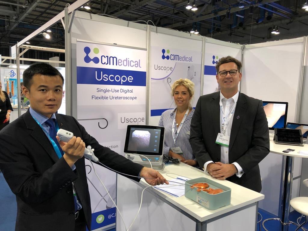 cjmedicaluk's tweet photo. CJM are officially set up at stand 410 at #BAUS 2019! Visit for @CJMUscope and @CJMATOMS specialist information and demonstrations from @CJMLiberty and @CjmGeorge #urology @TUF_tweets @BAUSendourology @BAUSurology #Glasgow https://t.co/8BaGg9nLwq
