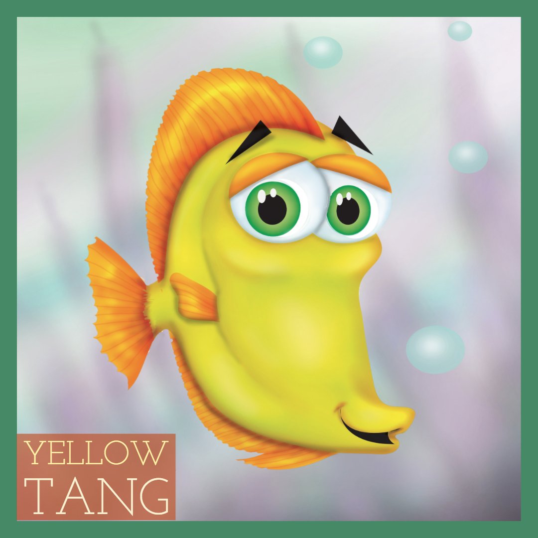 jack_jacktoon's tweet image. Y is for #YellowTang  #AnimalAlphabets @AnimalAlphabets #kidlit #kidlitart #kidlitillustration #picturebookart #scbwi #scbwi_il #sealife #fish