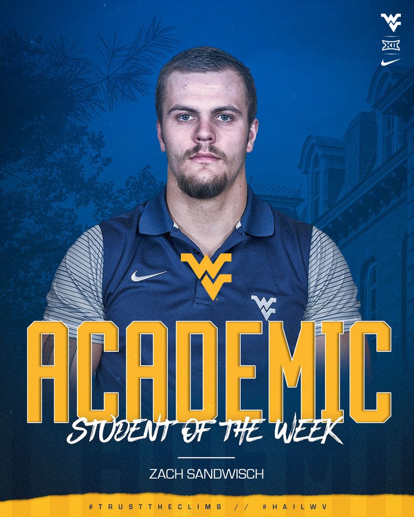 WVUfootball's tweet photo. Presenting our Workout Warriors and Academic Student of the Week.

#HailWV https://t.co/e0G76evYKa