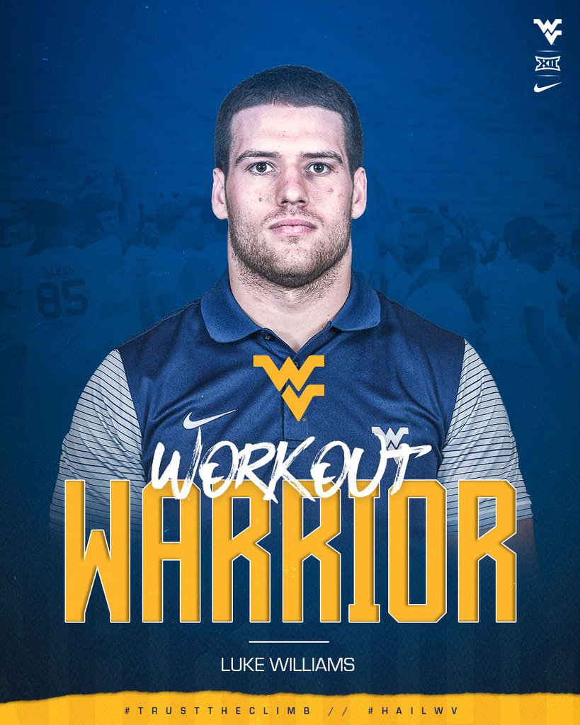 WVUfootball's tweet photo. Presenting our Workout Warriors and Academic Student of the Week.

#HailWV https://t.co/e0G76evYKa