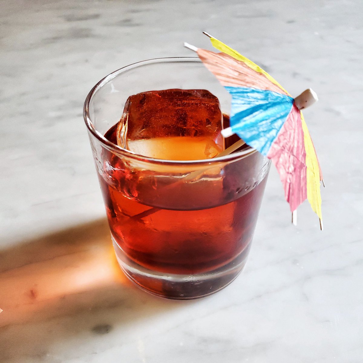 #negroniweek has arrived + here is our tropical variation • “the count on holiday” ft. <a href="/PrivateerRum/">Privateer Rum</a> tiki gin, coconut washed <a href="/campari/">Campari</a>, + lime-leaf infused dolin rouge vermouth • a portion of the proceeds will be donated to <a href="/LovinFoodRescue/">Lovin' Spoonfuls</a>, so drink up #negroniweek2019