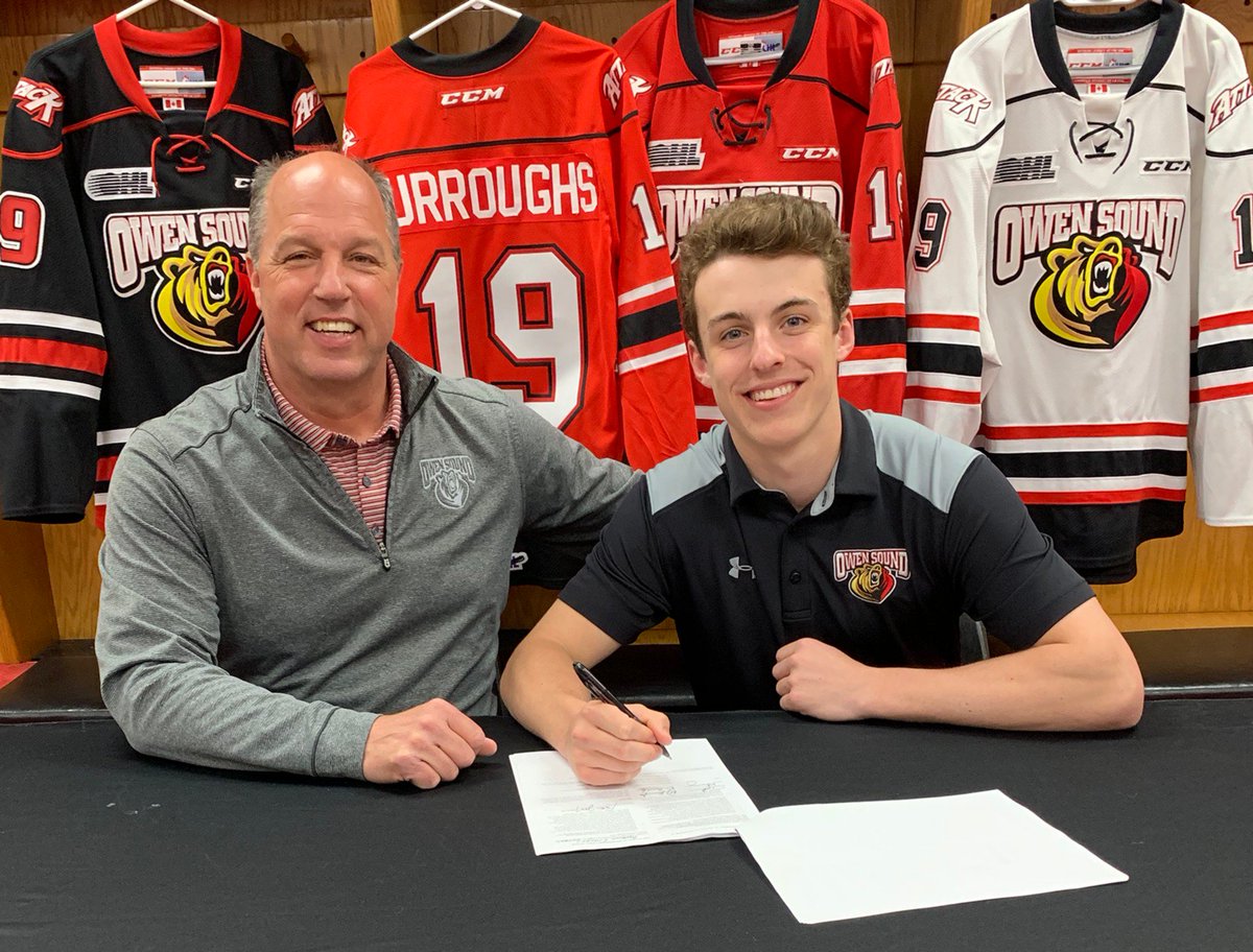 The Owen Sound Attack are proud to announce the signing of 2nd Round Selection Ethan Burroughs.

DETAILS: attackhockey.com/article/attack…

#MadeForMore