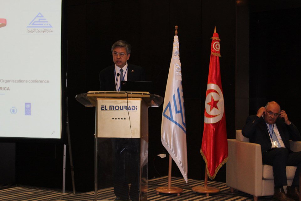 wfeo's tweet photo. The international conference "Engineering and Food Security in Africa" is taking place in Tunis, Tunisia. The Conference will focus on the #globalgoals @SDGoals 2 Zero hunger & 12 Sustainable consumption and production
@OfOrganisations @UNESCO @WFP @ISC #Eng4SDGs #Engineers https://t.co/X5mzLikooZ
