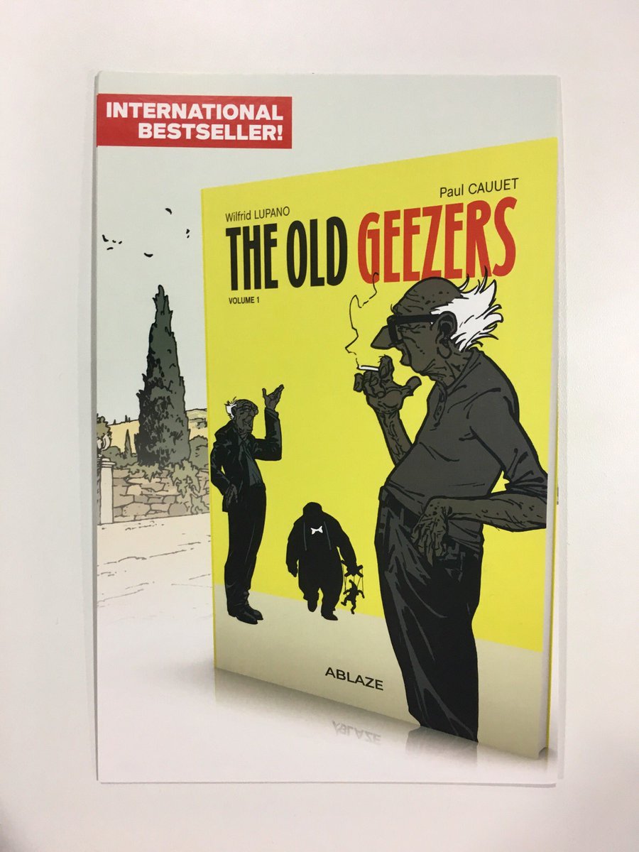 EuropeComics's tweet photo. #ALAAAC19 Scriptwriter Wilfrid Lupano (@willupano) at @alaannual ✨ His bestselling series - “The Old Geezers” - will be out in the US later this year published by @AblazePub ! Don’t miss it!! @EditionsDargaud @FrenchComix #TheOldGeezers https://t.co/PrWEHi7HHa
