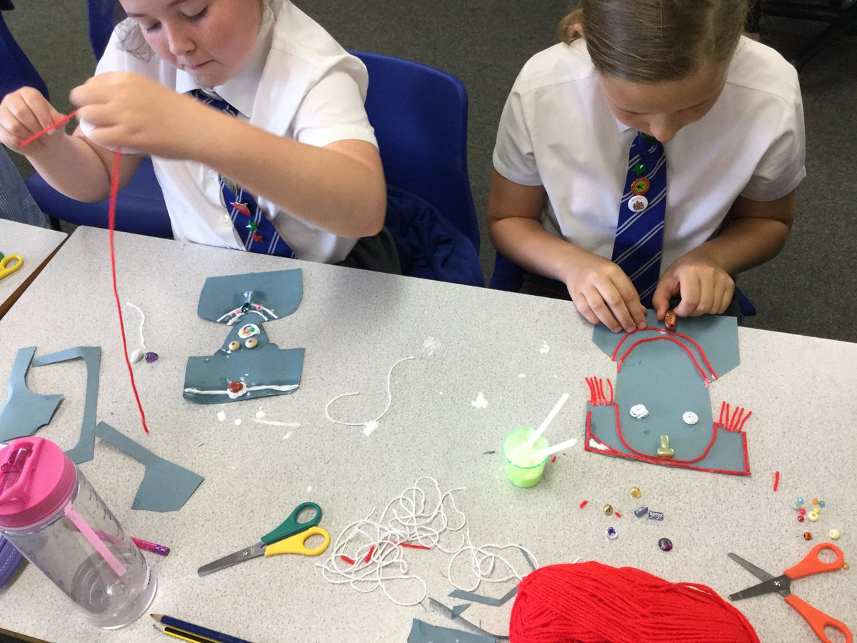 CleeMrs's tweet photo. Mayan string art in Yr 6 this afternoon. @Bowness_Primary https://t.co/IizcoCtlM0
