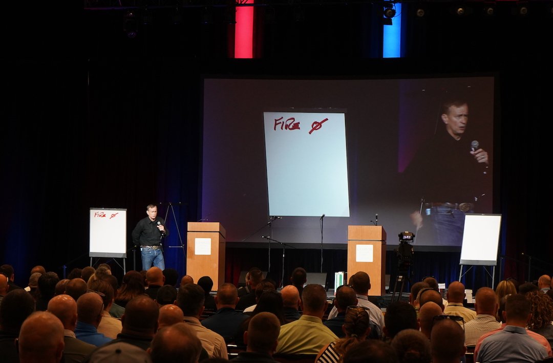 Lt. Colonel Dave Grossman speaking on "The Active Killer" #NASRO2019