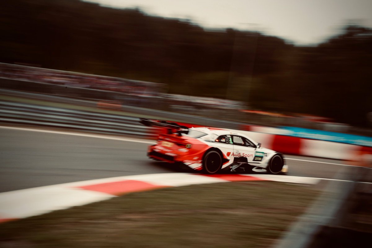 DTM's tweet photo. Bring back grass and gravel run-offs, you say? 🤔

Uh, in #DTM, they never went away... 😏
#BackToBasics https://t.co/7MtQF79ECz