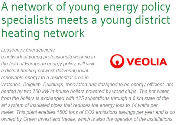 Dans le cadre des #EnergyDays #EUSEW19 Les #Jeunes_Energeticiens visiteront un réseau de chaleur urbain fournissant de l'énergie renouvelable locale ☀️💨🌻 à une zone résidentielle de Waterloo. #TransitionEnergetique 🇫🇷🇪🇺🇧🇪
Plus d'info ici: bit.ly/2xaEj7B
