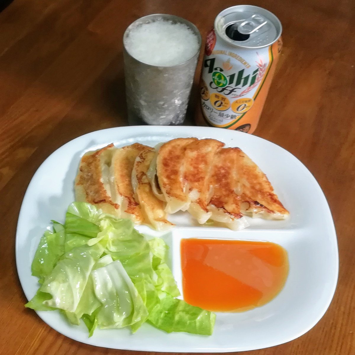 グチ子 Rizap ライザップ 挑戦中 No Twitter 夜ごはん 餃子の王将を買って来て 旦那が焼く 私 食べる 人 ビールで乾杯 キャベツは胡麻油と塩をまぶした物 Rizap ライザップ ダイエット ライザップ飯 糖質制限ダイエット 糖質制限 痩せる 痩せる食事