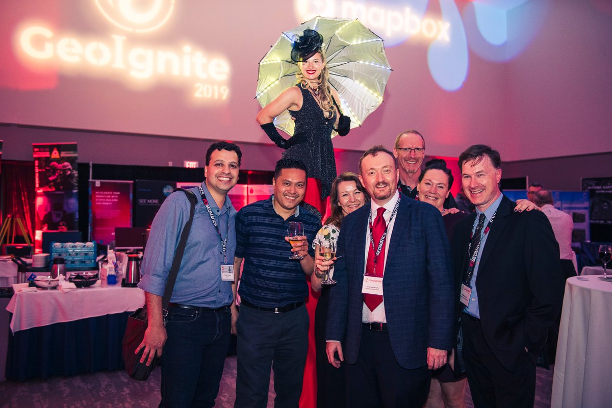 GoGeomatics's tweet photo. @Mapbox reception photos at #geoignite2019 Thank you! @sparkgeo @BilyanaA https://t.co/8vo6wtpzQf