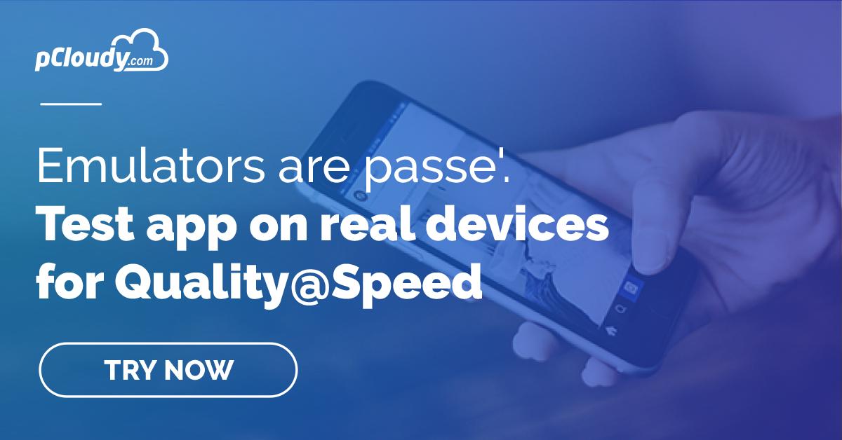 pcloudy_ssts's tweet photo. Still looking to test your apps on emulators? Then probably you are racing backwards from the current market trends.

https://t.co/YYNWsCJstF

#emulators #apptesting #mobileapptesting #appdevelopment #device #realdevice #quality #speed https://t.co/L1AwslZRM5