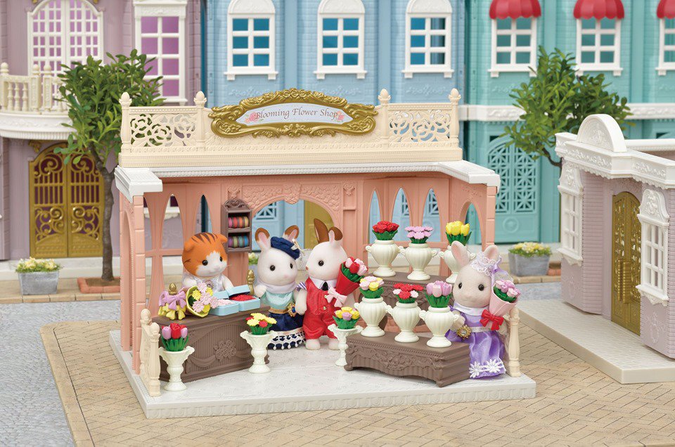 sylvanian flower shop