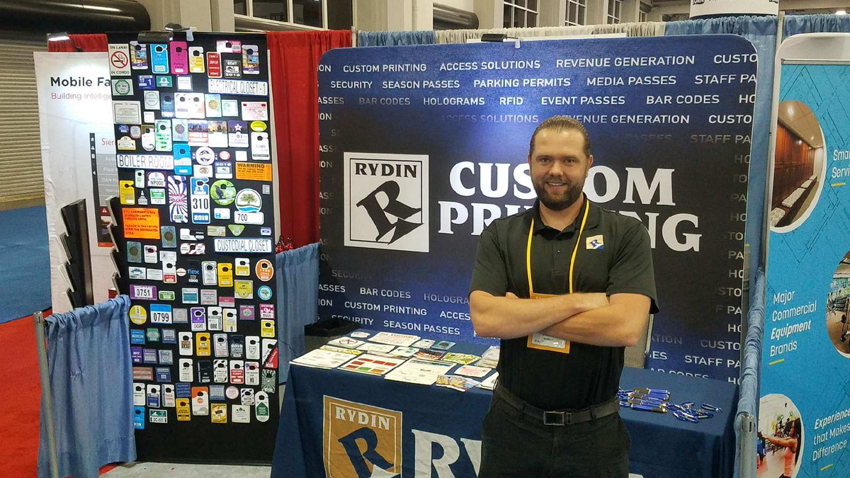 RydinDecal's tweet photo. At #BOMA2019? So is Rydin! Stop by Booth #1503 and say hello to Emil, and grab some of our cool samples while you're there. #Rydin #OurImprintsAreEndless https://t.co/RPMJfKsu3v