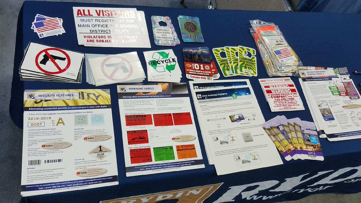 RydinDecal's tweet photo. At #BOMA2019? So is Rydin! Stop by Booth #1503 and say hello to Emil, and grab some of our cool samples while you're there. #Rydin #OurImprintsAreEndless https://t.co/RPMJfKsu3v