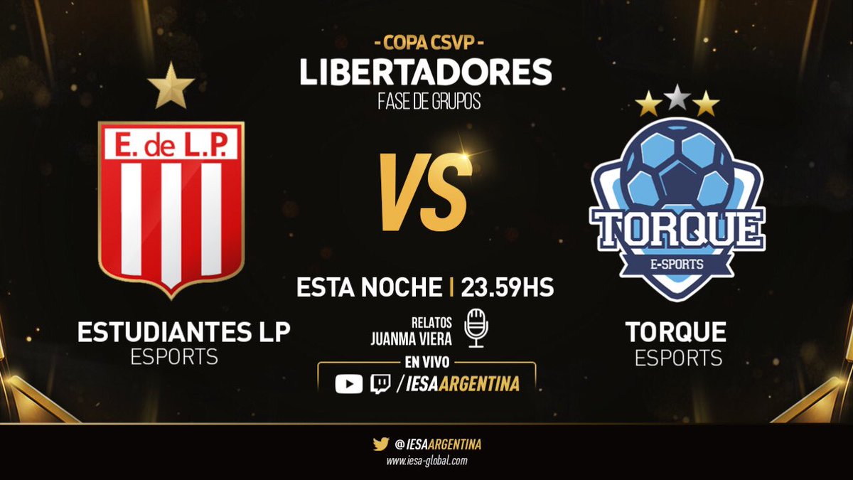 IESAFIFAar's tweet image. 🖥 #IESATV #PS4

Hoy por el Grupo 2 de la #CSVPLibertadores @EdelpEsports 🇦🇷 enfrenta a @esports_torque 🇺🇾 y lo vas a vivir por IESA Argentina 

🕛 23:59hs
🎙 Relatos de @JuanmaViera27 
▶️ tv.iesa-global.com