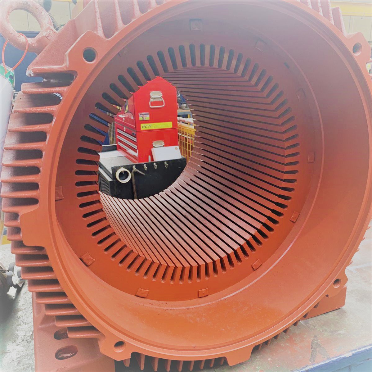 GoCentralGroup's tweet image. Here&apos;s a stator from an alternator (generator), prepped and ready for rewind. Contact our team for more information about what we can offer your business #acgenerator #alternator #backupgenerator #powersupply