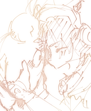 St_nor1's tweet photo. アリババとシロイノのらくがき https://t.co/mE9hLCQXZ6