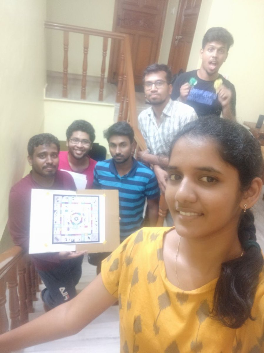 FSFTamilnadu's tweet photo. Chennai GLUG's last week session was on playing the board game @commonspoly , they downloaded the game's assets from https://t.co/K2yRnw0A2V , printed the assets on to paper and played the game.
#FSFTN #commonspoly https://t.co/5bKbIbRiSH