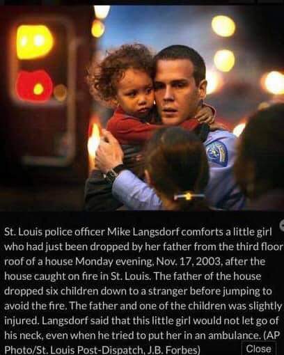TheRoadCop's tweet image. Here, @stltoday , instead of showing a man bleeding to death, I found something a bit better to convey his heroism. Better yet, YOU WROTE IT. #BackTheBlue  #LODD #LivePD