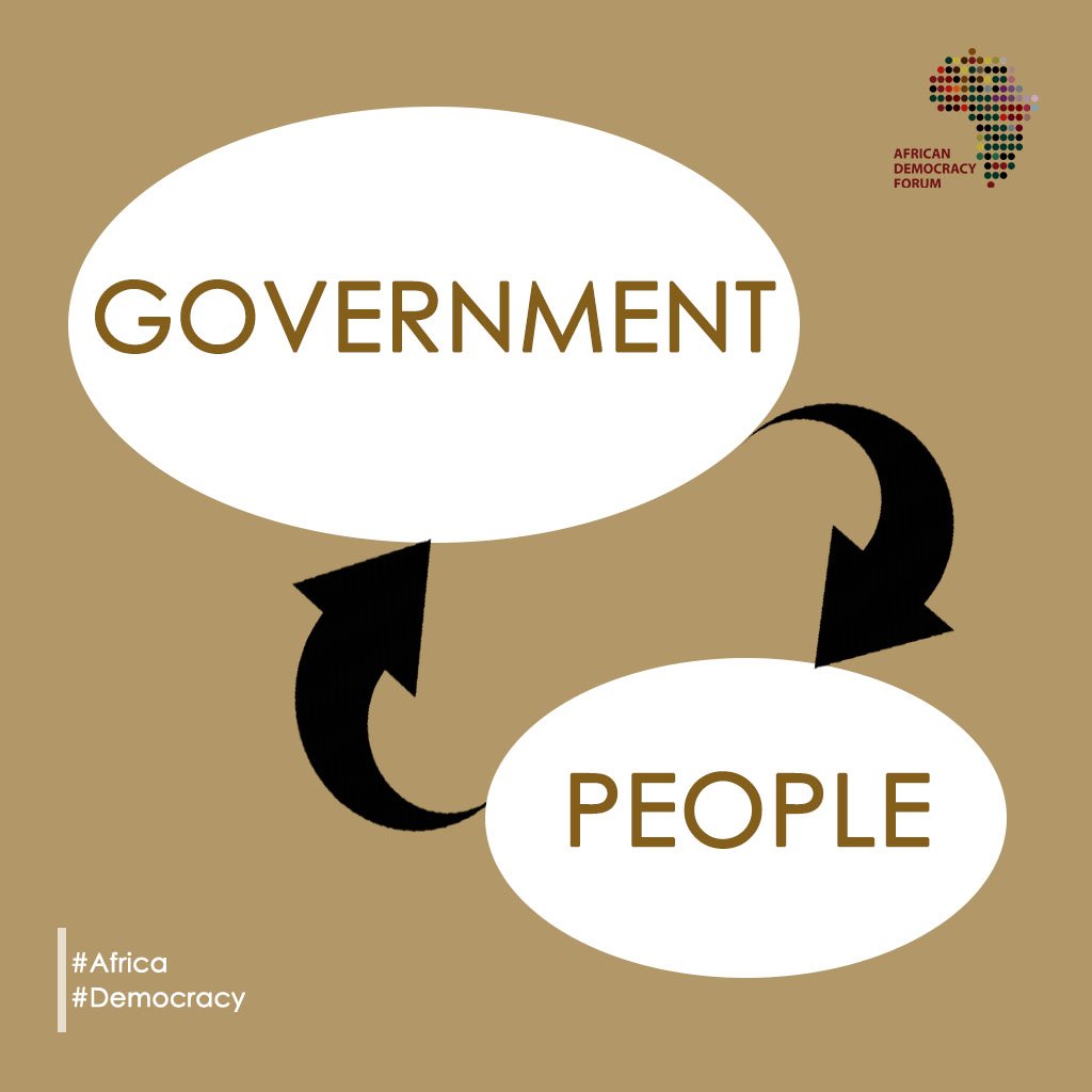 The government is for the people 🔄 People is for the government!
                    
In this regard, citizens have the right to choose leaders to safeguard and uphold their constitutional rights.

#Africa #Democracy #Peace
