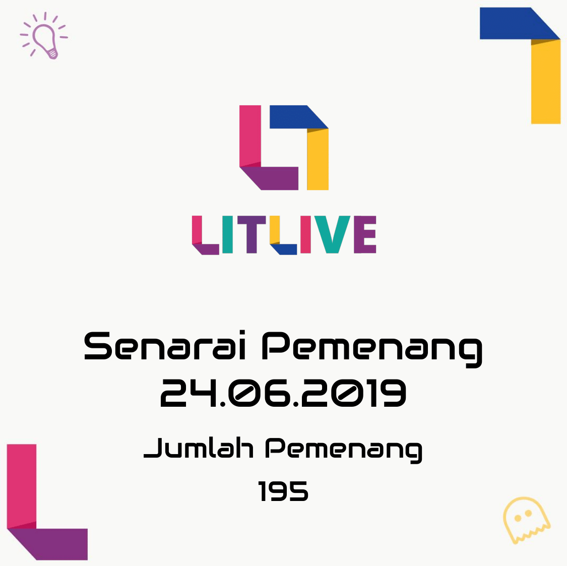 litlivenow's tweet photo. Hari ini first time ada soalan 100++ je betul dan 1000++ yang salah...

KANTOIII

Dan congrats kepada 195 yang menang RM10.25 wooo

#janganmaki

Isnin hingga Jumaat 9.30 malam. 
Jawab 10 soalan dan menang hadiah wang tunai sehingga RM2,000!
Jom https://t.co/7pwc8KdLti https://t.co/27R5U0FMBI
