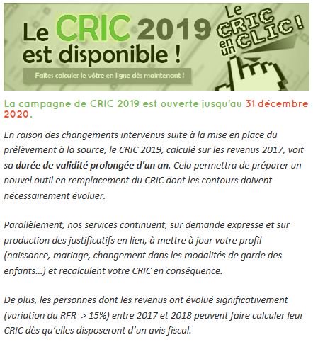 csecentralbdf's tweet photo. Exceptionnellement le CRIC 2019 calculé sur les ressources 2017 restera valable jusqu'au 31 décembre 2020. Demandez le calcul de votre CRIC directement sur notre site https://t.co/AM8001TH0q  si vous ne l'avez pas encore fait. #CsecentralBdf https://t.co/4boiQBGEKh