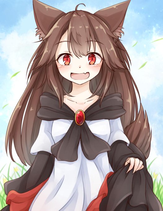 #深夜の真剣お絵描き60分一本勝負
影狼ちゃん♡ 
