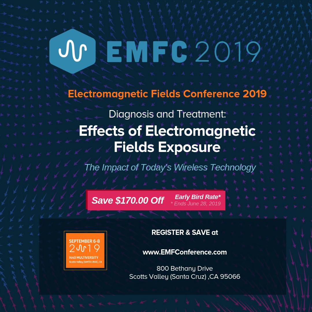 First US level 1 CME (continually medical education) conference on EMFs taking place in September... See below for Early Bird Offer...