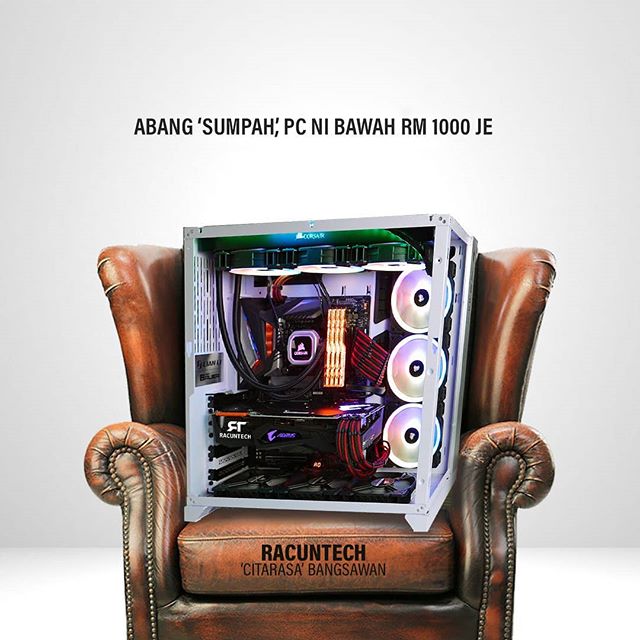 RacunTech's tweet photo. 'Sumpah' PC ni RM1000 JE.
#sumpah #racuntech #pcbangsawan #citarasabangsawan
Jom tengok full post di >>> https://t.co/0yMvtEeOAa
Miliki PC terbaik >>> https://t.co/7nZg6DnRsX
#PCMR #pcgaming #gaming #pcmasterrace #gamingpc #gamingpcbuild #pcbuild #pcbu https://t.co/poPwCTBwQo