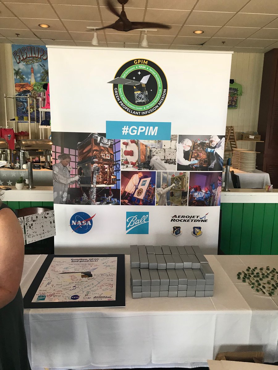 marsjoe's tweet image. Firing up the #GPIM reception at the ever lovely #Fishlips ⁦@AerojetRdyne⁩ ⁦@BallAerospace⁩