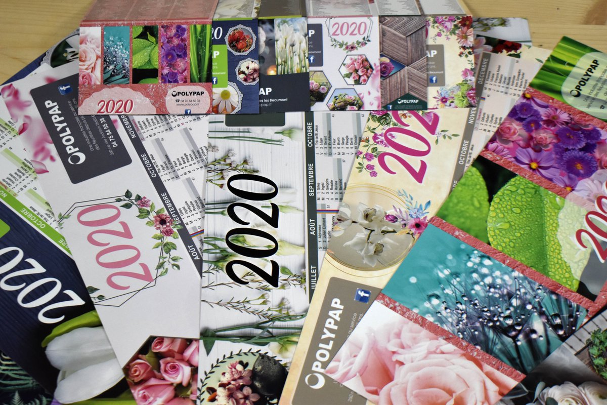 PolypapFrance's tweet photo. Les nouveaux calendriers sont disponibles !
Plusieurs tailles, plusieurs motifs, commandez dès à présent votre calendrier personnalisé pour 2020 ! #Polypap #France #Calendrier #Fleurs #Fleuriste #Packaging https://t.co/dRjQW3Kjwn
