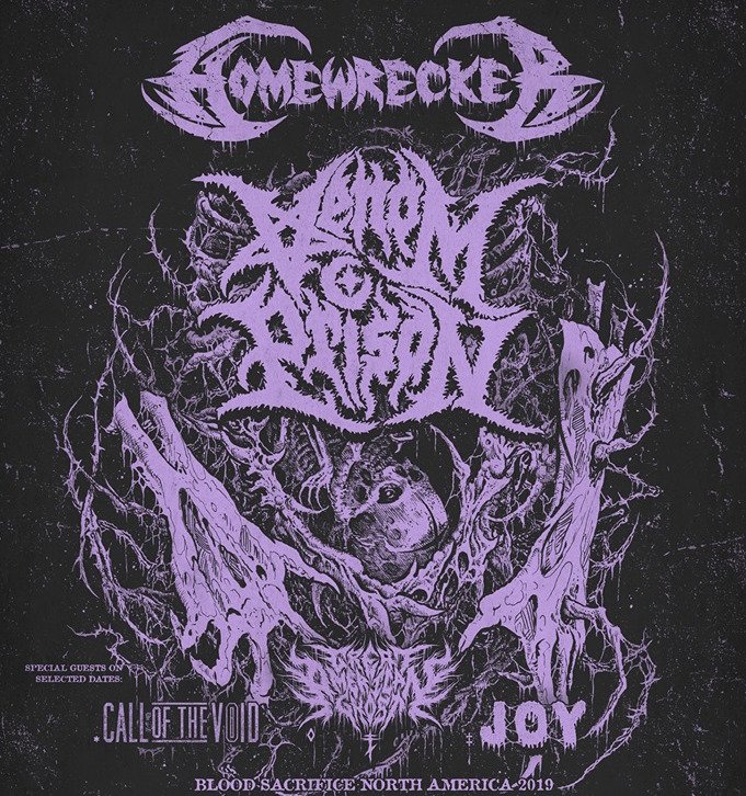 Homewrecker, Venom Prison, Call of the Void touring together brooklynvegan.com/homewrecker-ve…