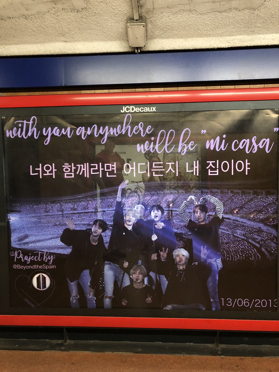 Gracias @BeyondtheSpain 💜💜💜 Army from the uk 💜💜💜 #BTS6thAnniversary