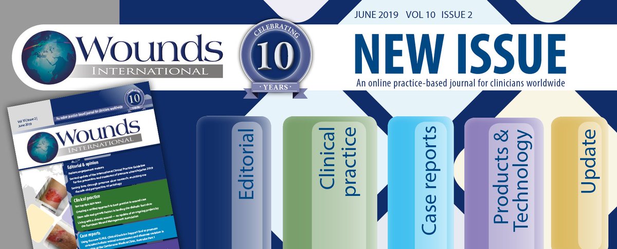 If you didn't get a copy at EWMA, read the latest Wounds International at woundsinternational.com/journals/lates… 

#skintears #TIME #undisturbedhealing #diabeticfoot #pressureinjuries #pressureulcers