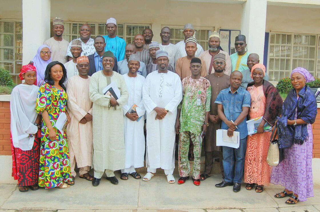kadunaohos's tweet photo. Picture showing the Permanent Secretary DEMS Malam Ibrahim S. Jere, the DG BPSR Malam Bashir Muhammad and all members of  Kaduna State Reforms Desk Officers at General Hassan Usman Katsina House kawo, kaduna https://t.co/GGPOuQf3T4