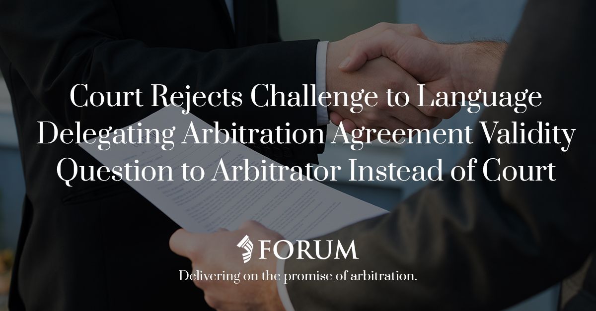 The employees argued that the arbitration agreement was unenforceable for lack of consideration of the AAA's employment arbitration rule that delegates the question of arbitration itself required specific consideration to become enforceable. buff.ly/2Fnimq4
